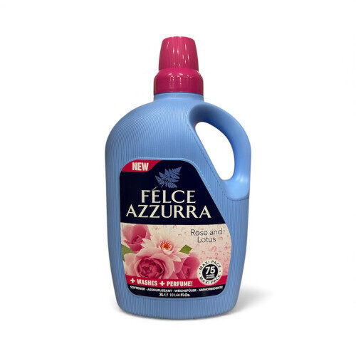 FELCE AZZURRA Rose & Lotus veļas mīkstinātājs (75x) 3L